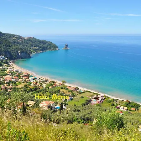Beautiful Maria With Pool - Agios Gordios Appartement